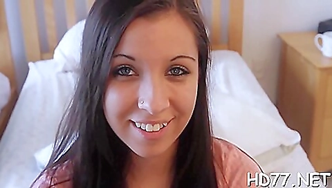 Sexy blonde girlfriend gets her pussy filled with dildo