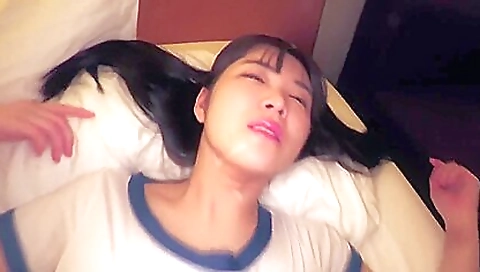 Asian hottie with her boyfriendo