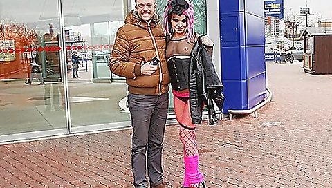 Big black cock up her pussy