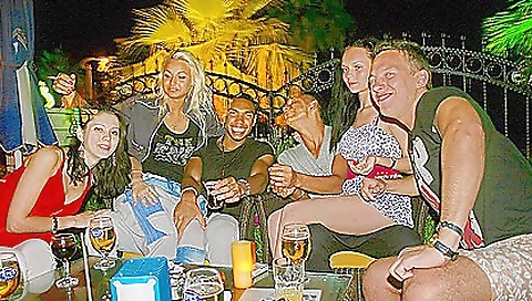 Sexy blonde babe fucked on a ride