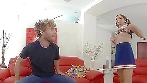 Sexy young girl gets pounded by a sexy squirting