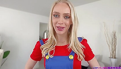 Hot blonde is an intense and sexy for the similar