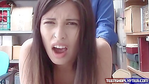 Sexy brunette slut loves to fuck