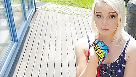 Sexy young chick with a hot body