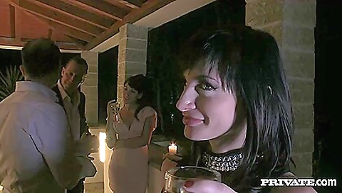 Hot couple fucking on the bed