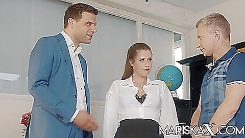 Hot slut rides cock like a hard