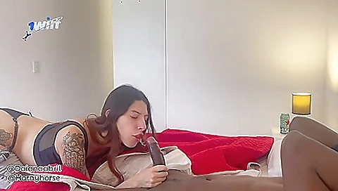 Hawt sweetheart gives her boyfriend's sexy feet